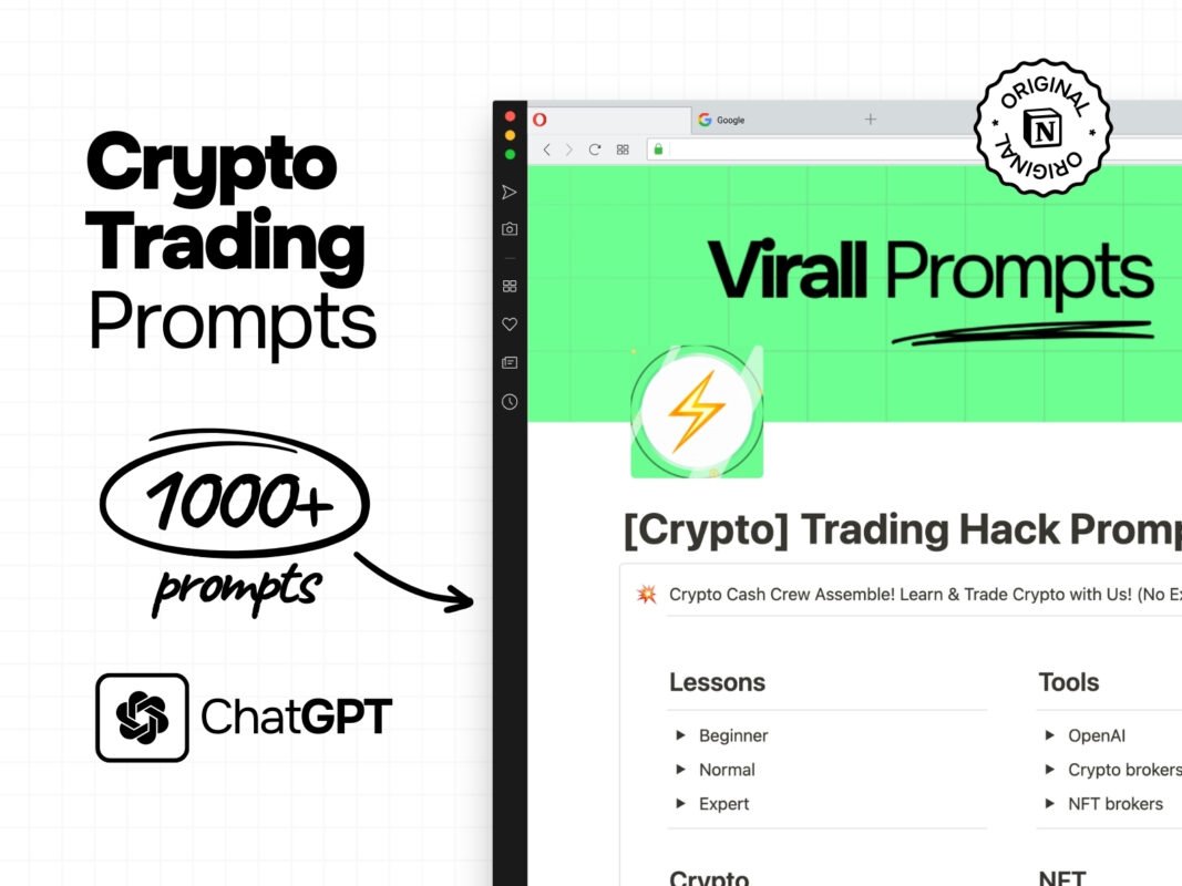 "Notion Crypto Template, ChatGPT Crypto Trading, Gemini Blockchain, Claude Digital Currency"