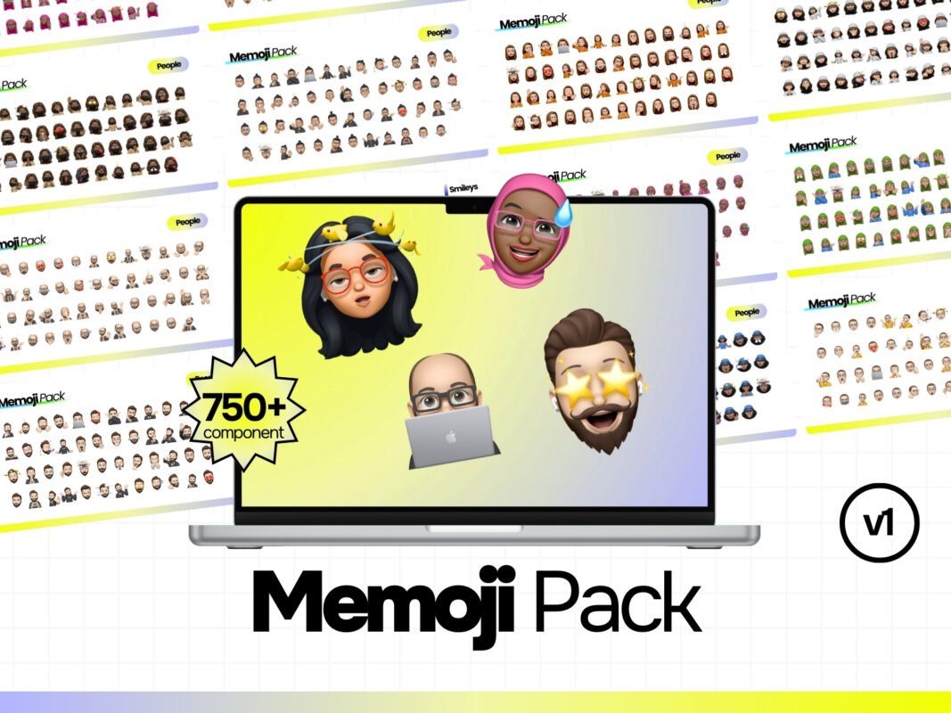 "Viral 3D Memoji Pack for Canva. Boost engagement with 750+ realistic, customizable memojis. Perfect for Instagram, YouTube, and more."