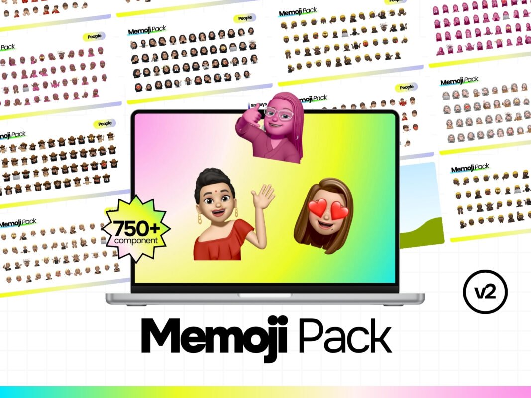 "Viral 3D Memoji Pack for Canva. Boost engagement with 750+ realistic, customizable memojis. Perfect for Instagram, YouTube, and more."