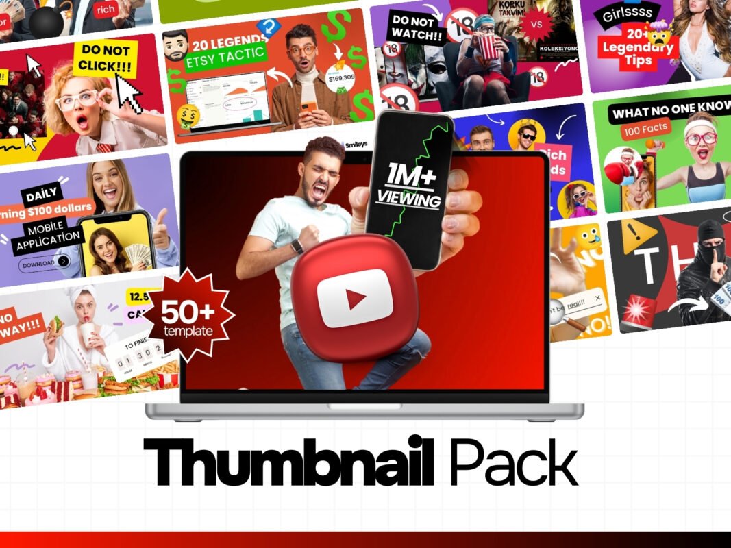 Get MORE clicks! 50+ eye-catching YouTube thumbnail templates in Canva. Customize easily & go viral!