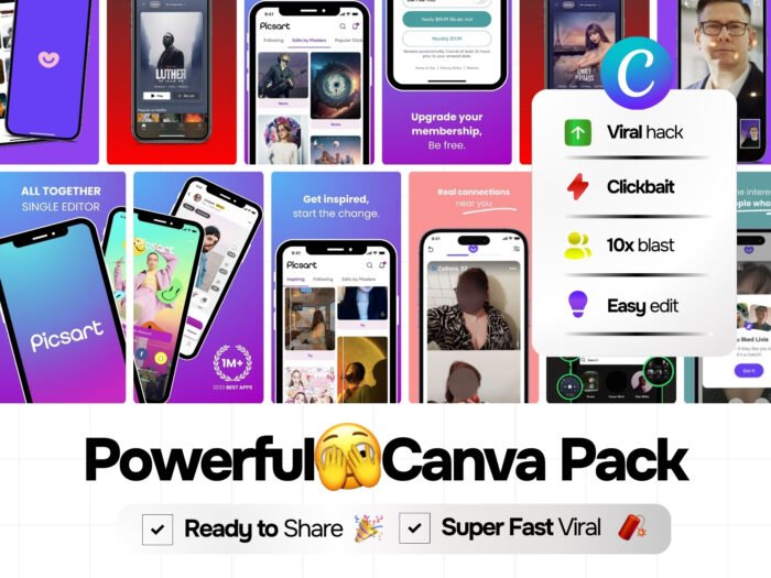 "Viral App Store Images, Get More Downloads, Canva Templates, Stand Out in Search, Professional Design, Time-Saving, User-Friendly"
