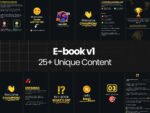 "E-book bundle, Canva templates, viral reels, freelancing guide"